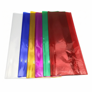 Transparent Cellophane Gelatin Sheets 19x29 Inch Clear Plastic Wrap for Hampers, Baskets, Bouquets, DIY Crafts and Decorative Packing (Single Color Sheets 2p )