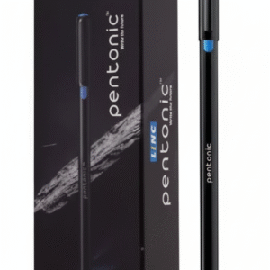 Pentonic 0.7mm Ball Point Pen  | Black Body | Blue, Black,Green & Red Ink | Pack of 10 Pens