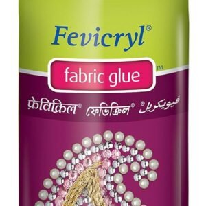 Fevicryl Fabric Glue | Design Clothes with Ornaments | Mirror Pieces, Patchwork, Stones, Laces, Sequins and More (30-80g Each)