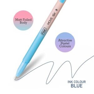 FLAIR Move Gel Pen I Blue , Black Ink I Pack Of 11