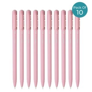 Hauser Germany Xo 0.7Mm Ball Pen | Blue, Black,Green & Red | Pack of 10 Pens