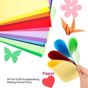 Multicolour 20 Sheets A3 Size Coloured Paper for Art and Crafts, School Projects,assignmnets.